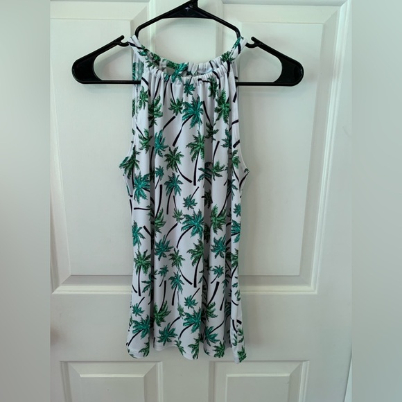Cynthia Rowley Halter Tank Top with Palm Trees
- Size XS - Picture 1 of 6